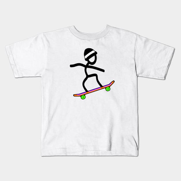 Skater Kids T-Shirt by SandraKC